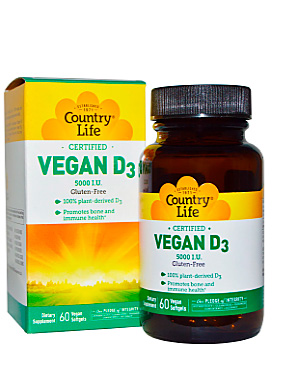 Веганские капсулы витамин D3