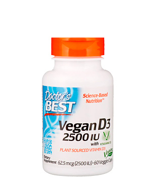 Веганский витамин D3 в капсулах
